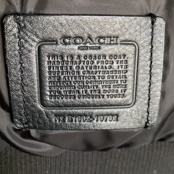 EUC Coach Black hooded puffer Jacket - Picture 2 of 8